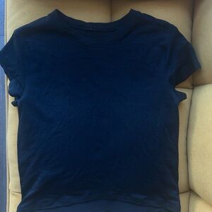 Black/Grey Lululemon Cap Sleeve Workout Top (Set of 2)